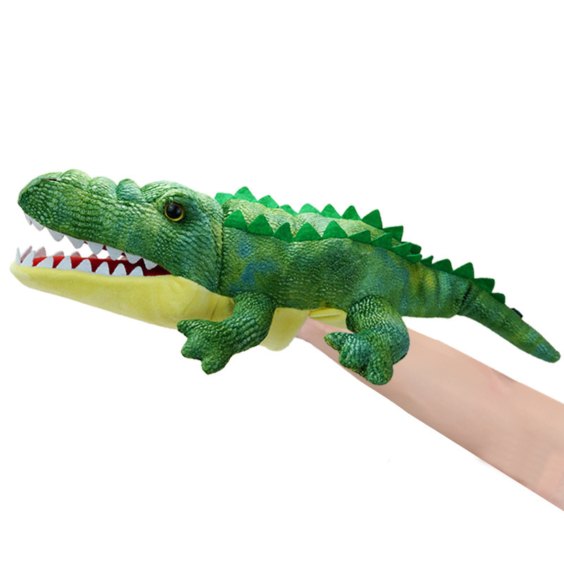 Crocodile Tooth Extraction Story Hand Puppet Animal Big Crocodile and Small Crocodile Toy Early Education Performance Storytelling Props