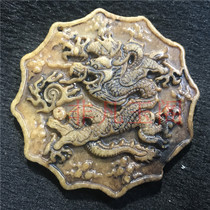 New high ancient jade imitation of the Republic of China antique antique old Xiuyu Yunqi Longxiang high ancient jade old objects collection good luck