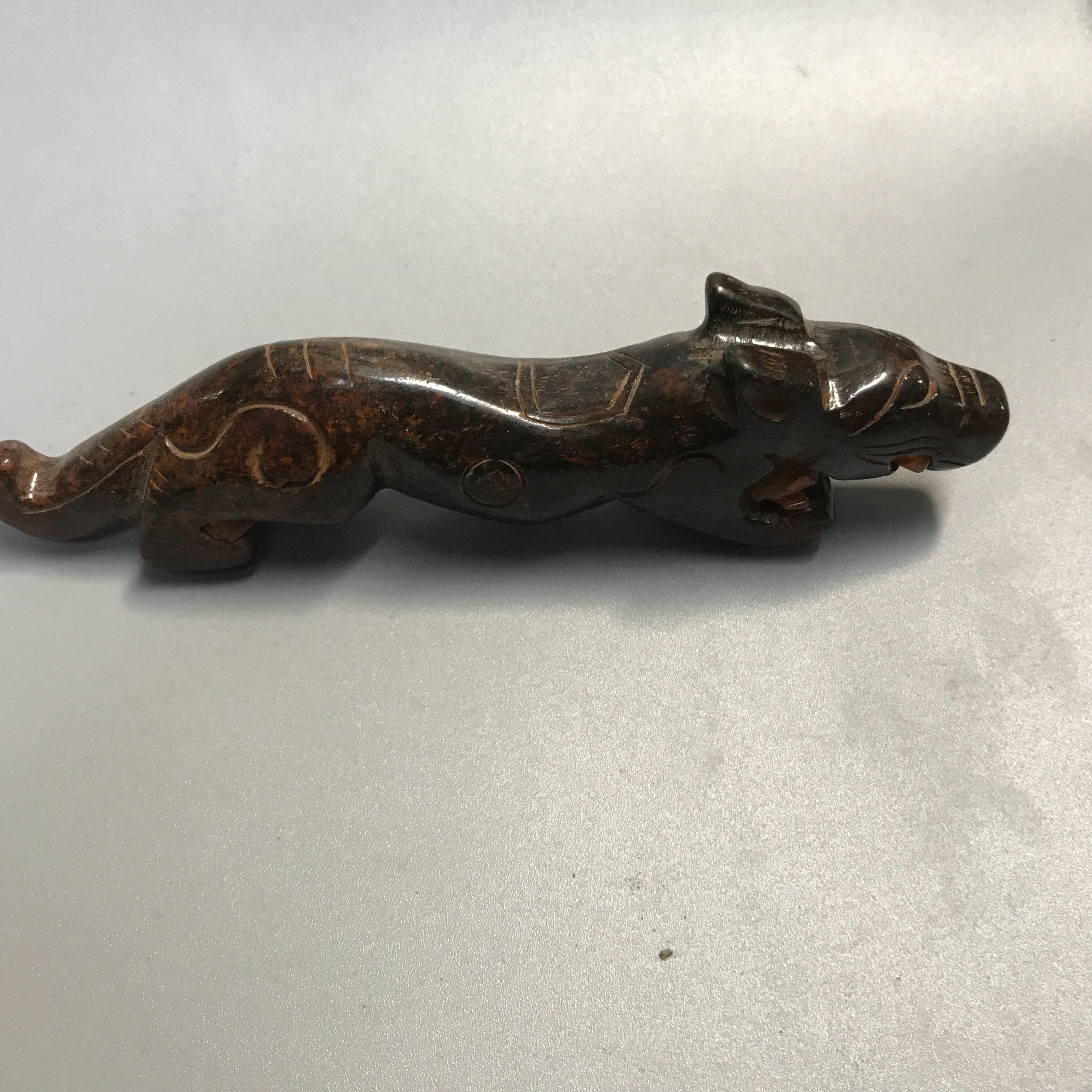 New Products High Ancient Jade War Country Antique Ancient Play Jade Ware Old Xiu Yuu Beasts Jade Pendant collection of the high ancient jade old objects collection