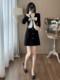 Fashionable French Hepburn Style Little Black Dress for Women, Elegant and Mature Style, Goddess Style, Chanel Style Dress with a High-End Feel