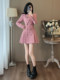 French-Style Korean Elegant High-End Exquisite Suit Dress for Petite Women with a Sophisticated and Mature Design, Chanel-Inspired Dress