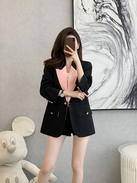 Korean Style Casual Versatile Blazer for Women with a Unique Design, Powerful Aura, and High-End Feel That Stands Out on the Street