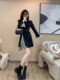 Autumn Long-Sleeved High-End Exquisite Dress That Flatters the Figure, Exudes a Mature and Elegant Vibe, Waist-Cinching Professional Suit Dress for Women with a Sense of Sophistication
