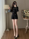 Autumn age-reducing fashion sweet cool royal sister rich daughter western style small fragrance suit feminine temperament shorts two-piece set