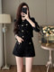 Autumn age-reducing fashion sweet cool royal sister rich daughter western style small fragrance suit feminine temperament shorts two-piece set