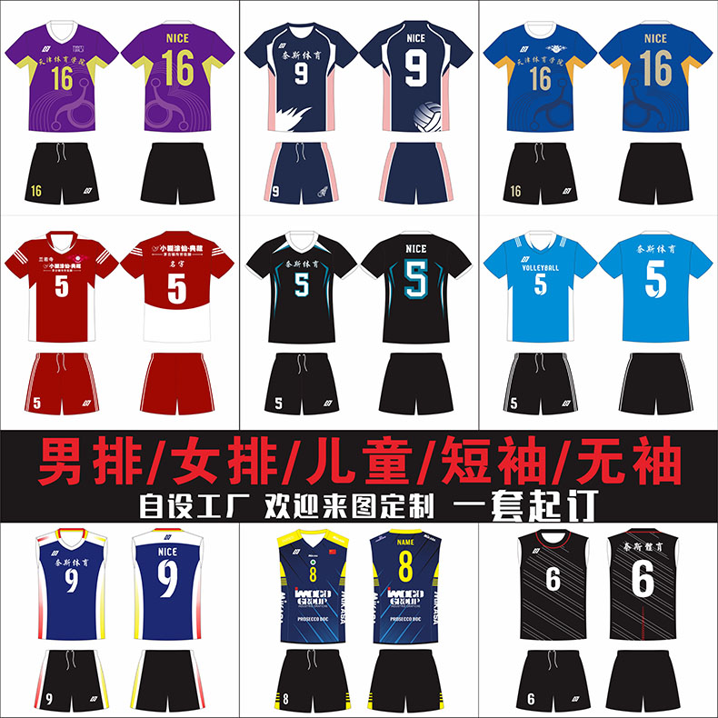 Full Body Pattern Diy Custom Volleyball Conserved Adult Children Air Volleyball Conserved Men And Women Short Sleeve Professional Race Speed Dry
