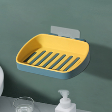 【达梵亚】免打孔双层沥水吸盘香皂盒