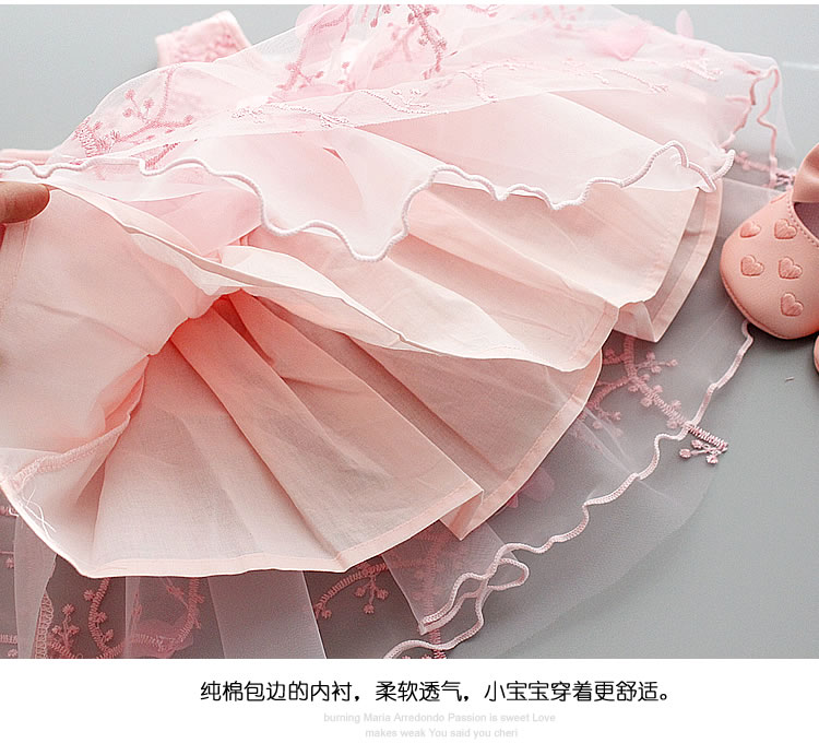 Bé sơ sinh hộp quà tặng công chúa váy đặt mùa hè cotton để gửi nữ bé trăng tròn món quà tuổi ăn mặc quà tặng