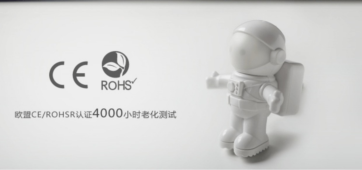 Phi hành gia USB đêm ánh sáng cá tính sáng tạo mini LED máy tính xách tay bàn phím đèn trang trí với công tắc - USB Aaccessories dây cáp type c