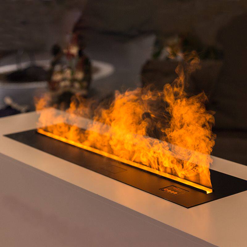 3D atomization fireplace simulation flame humidifier embedded steam fake fire electronic stove core TV background wall decoration