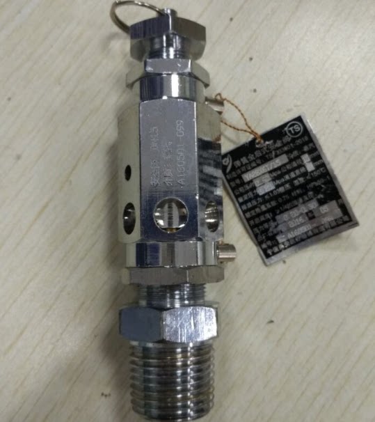 宁波甬安全启式安全阀0.24MPa DN15上海申安LDZH压力灭菌器配件