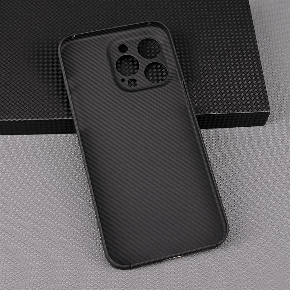 Защитный чехол из кевлара для Apple iPhone 15 Pro Max, матовый черный