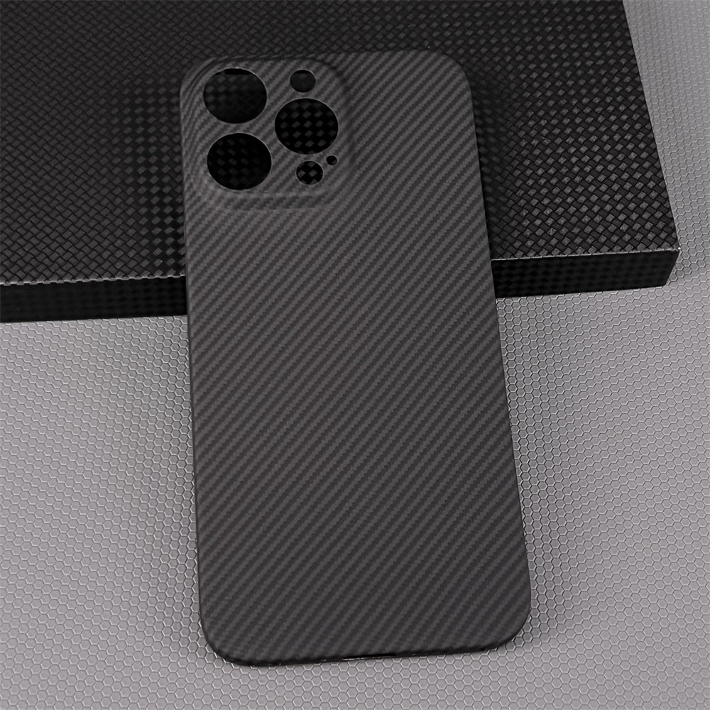Защитный чехол из кевлара для Apple iPhone 15 Pro Max, матовый черный