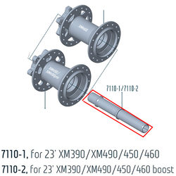 KOOZER 허브 액슬 수리 부품 23개 모델에 적합 xm490/xm390/450/460 12x142