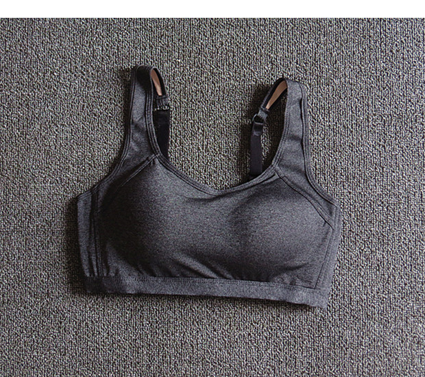 Cố định ngực pad chạy thể thao đồ lót nữ yoga tập thể dục mà không có vòng thép vest thu thập chống sốc và nhanh chóng làm khô áo ngực thể thao ao lot the thao
