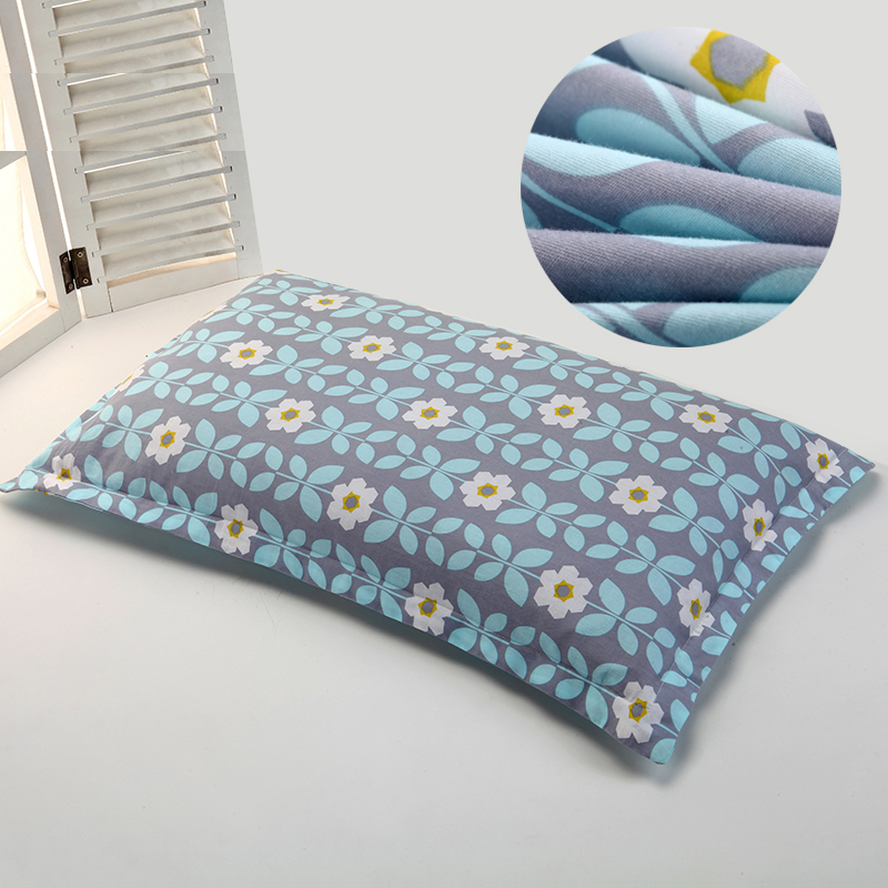 Vỏ gối bằng vải cotton cũ Vỏ gối vải thô dành cho người lớn Twill một mảnh được trang bị lõi gối bao gồm một cặp xin vui lòng lấy 2 gối cao su non cho trẻ sơ sinh