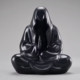 GK Mysterious Man in Black, Faceless Buddha, Meditation, Dark Desktop Ornaments, Game and Anime Peripheral Props