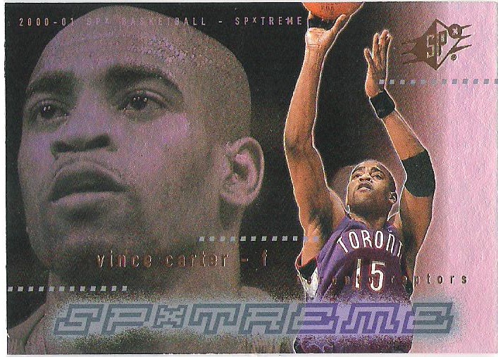 00UD SPX Canada Flyers Vince Carter Menton Team Teca#X7 nba star card