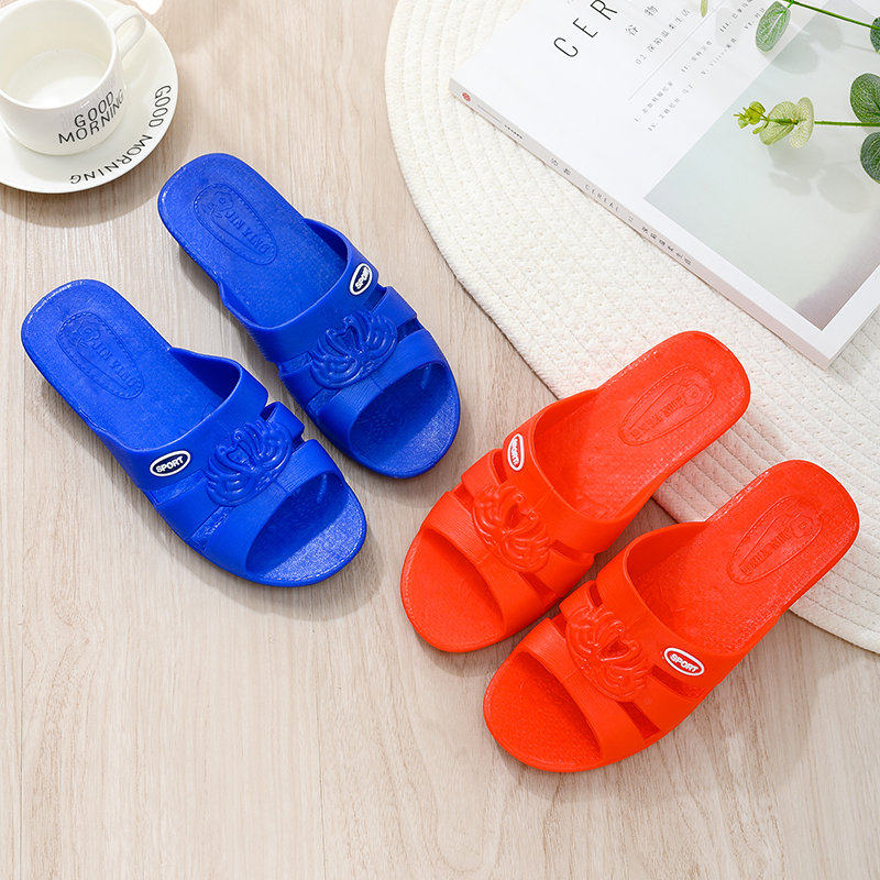 Cool slippers lady slopes heel thick bottom non-slip deodorant Softbottom Mom Home bathing Bathrooms old fashioned plastic slippers