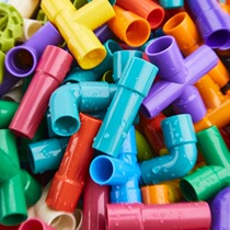 Water pipe Building Blocks Children Assembly 2 baby splicing multifunctional 3-6 year old boy beneficial intelligence development toy