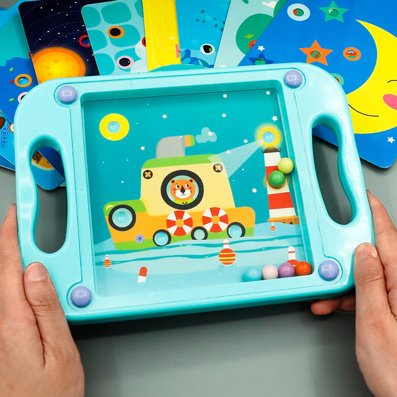 Children's maze walking beads Palm balance ball 3-6 years old 5 kindergarten boys and girls concentration training educational toys