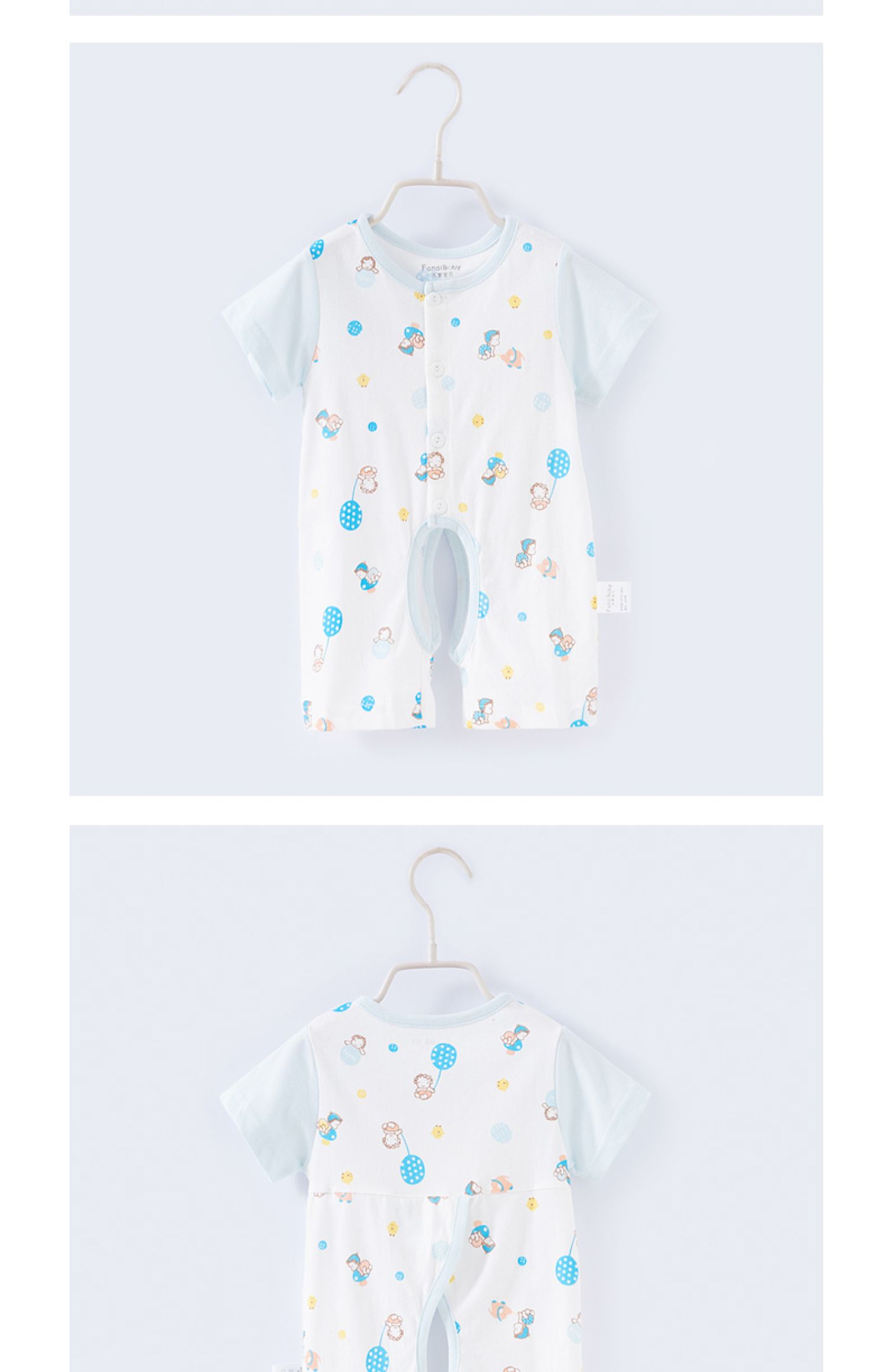 Yêu bé sơ sinh mùa hè jumpsuit mỏng phần nào 0-3-6 tháng Quần áo sơ sinh cho bé romper cotton romper - Áo liền quần áo giữ nhiệt trẻ em
