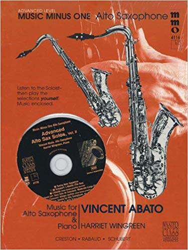 118-Classical saxophone sheet music Schubert Advanced Level for Alto Sax (Eb)