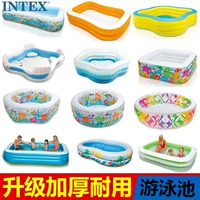 INTEX Морской надувной большой бассейн с шариками, увеличенная толщина