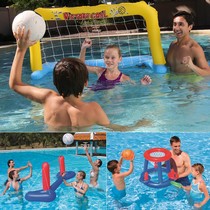 Beach toys for adults and children parent-child swimming pool inflatable water volleyball basketball hand goal activity equipment