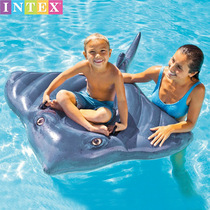 Stingray mount inflatable float for children swimming ring for adults internet celebrity water toy artifact for those who don’t know how to swim