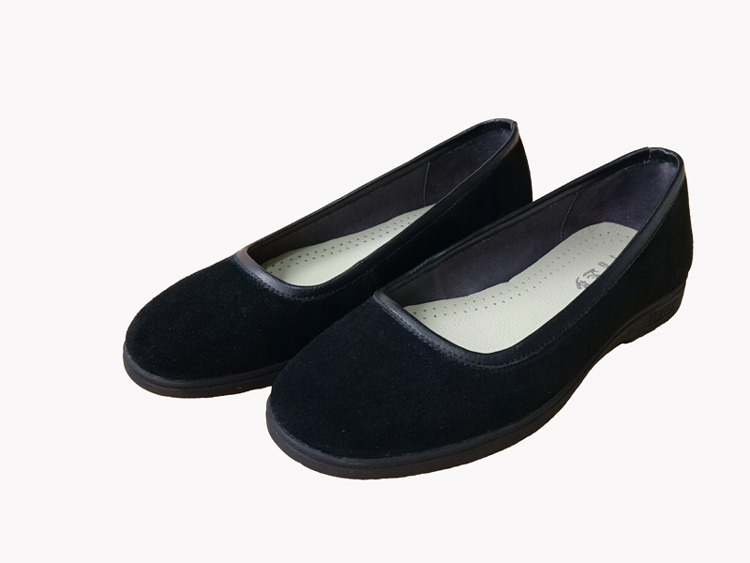 Men's Walking Shoes Spring Summer Shallow Mouth Casual Genuine Leather Leather Leather Shoes Frosted Leather Sleeve Feet Middle-aged Lefu Shoes Dad Shoes