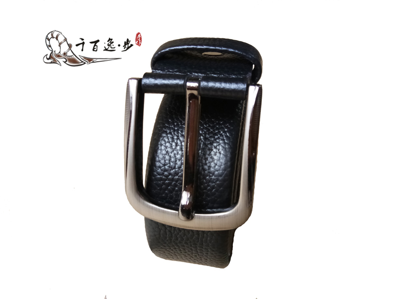 Men's leather belt casual pin buckle business pants belt men's first layer pure cowhide belt