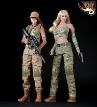 (Physical spot)Fire Girl Toys 1 6 tactical female gunner female combat suit