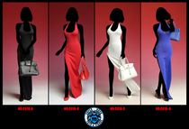 (Physical stock)SUPER DUCK 1 6 C016 Dress handbag Set 4 colors A B C D