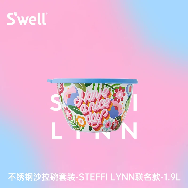 Изделие SWELL с парой брэндированной нержавеющей стали термос-кубок, модный новый термостакан, с салатной чашей для снижения веса и термозащитной ланч-бокс