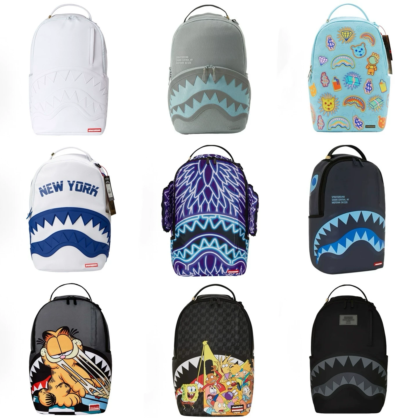 Рюкзак-лето SprayGround Shark, стильный летний рюкзак для мужчин и женщин