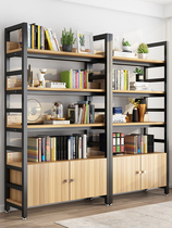 Bookshelf Shelf shelf floor storage shelf home bedroom small iron storage shelf living room multi-layer simple bookcase