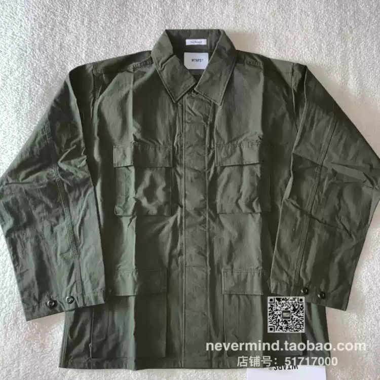 特價WTAPS WMILL-LS 01 / SHIRT. NYCO. RIPSTOP 20SS四袋襯衫-淘寶