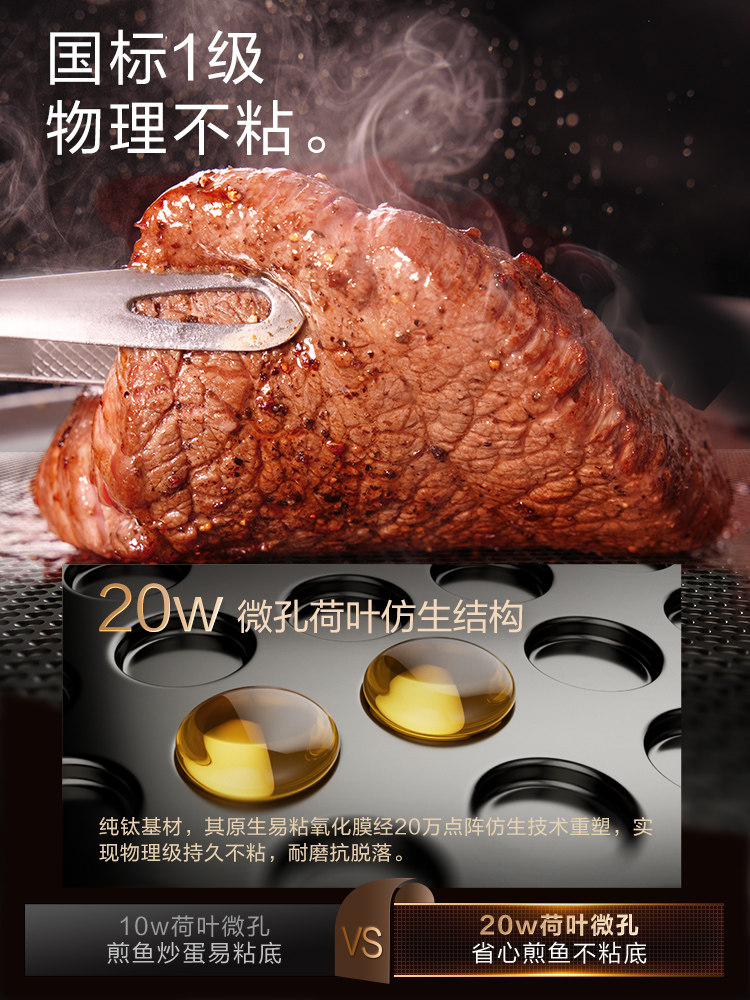 [Same as in Supermarkets]Aistar Pure Titanium Soup Pot, Non-Coated, Non-Stick, Suitable for Home Use, for Cooking Noodles, Porridge, and Stewing, Compatible with Induction Cookers and Gas Stoves