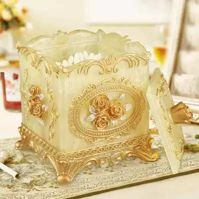 Creative toothpick box Nordic ins cotton swab box storage box Two-in-one Korean desktop Darth Vader toothpick box resin