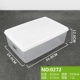 Trái tim IKEA Huixin hộp lưu trữ thư hộp nhựa trong suốt hộp ăn trưa hình chữ nhật hộp kín tủ lạnh hộp lưu trữ nhà - Đồ bảo quản túi bảo quản thực phẩm
