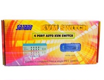 Sanbao KVM-114 Iron Shell one drag four 4 hand automatic integrated switcher distributor