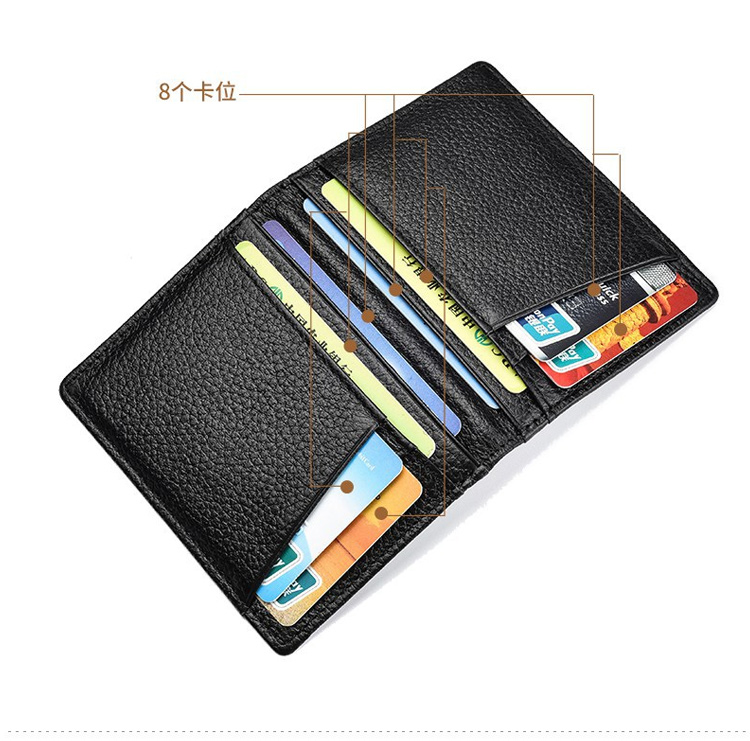 Giấy phép lái xe trường hợp da nam da dọc đa chức năng tài liệu ví thẻ đặt xe cơ giới giấy phép lái xe nhiều thẻ thẻ - Chủ thẻ ví đựng thẻ nữ