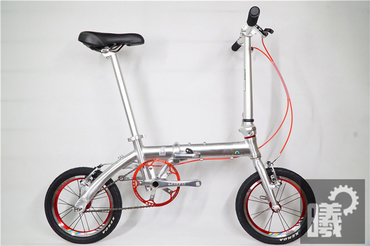 Wind 412 modified 14 inch ultra - light walking car portable outer 3 - speed folding car adult bicycle drive