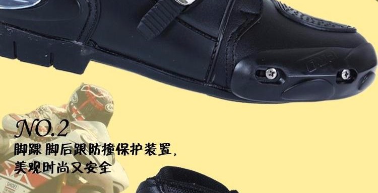 Thiết bị hiệp sĩ mới ủng xe máy chống ngã đường thể thao xe đua giày thể thao cưỡi xuyên quốc gia găng tay đi xe máy cho nam