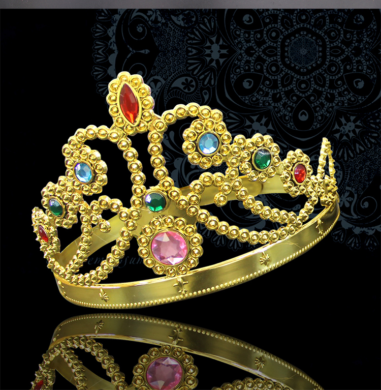 Cung cấp trực tiếp bán mũ thơm mới cho trẻ em tiara Liuyi hiển thị hiệu suất đạo cụ vương miện đền giá bán nóng - Phụ kiện tóc băng đô turban