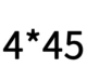 Красный 4*45