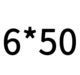 Фиолетовый -Red 6*50