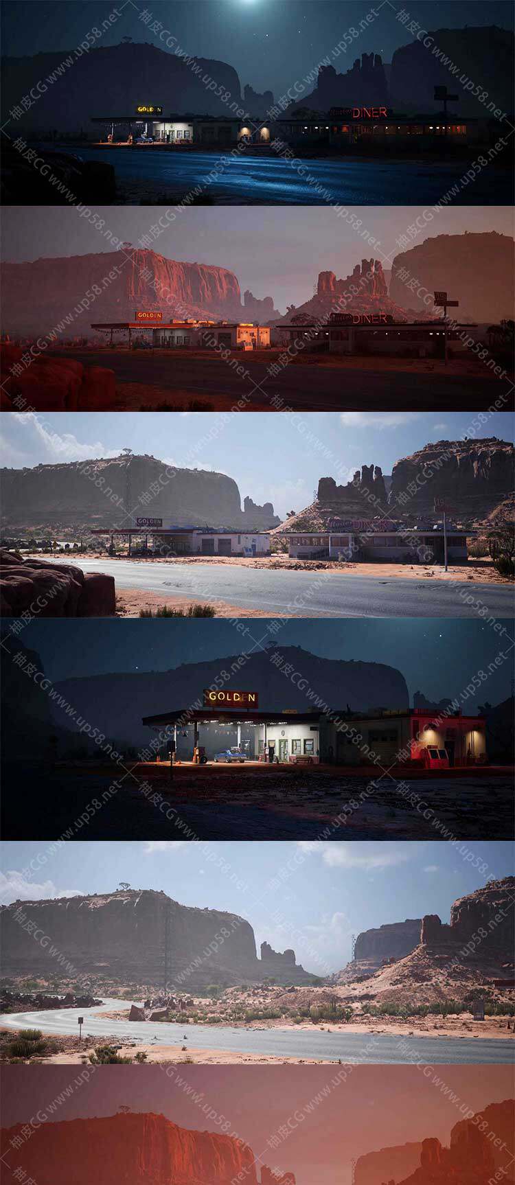 Unreal Engine 5 光影与渲染系统入门到进阶精讲视频教程(中文字幕)