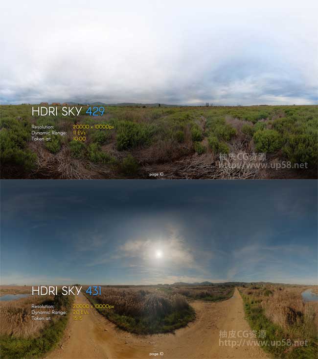 360度全景VRay keyshot 3dmax C4D 天球环境照明HDR高动态贴图素材库